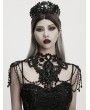 Punk Rave Black Gorgeous Gothic Lace Bead Queen Necklace