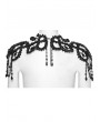Punk Rave Black Gorgeous Gothic Lace Bead Queen Necklace