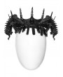 Punk Rave Black Gothic Coiling Dragon Crystal Crown Headwear