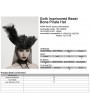 Punk Rave Black Gothic Skeleton Tricorn Feather Pirate Hat
