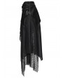 Punk Rave Black Gothic Wasteland Decadent Punk Irregular Skirt