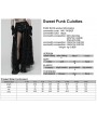 Punk Rave Black Gothic Sweet Punk Shorts with Tulle Skirt