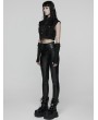 Punk Rave Black Gothic Printed Leggings for Women