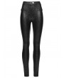 Punk Rave Black Gothic Printed Leggings for Women