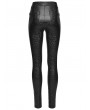 Punk Rave Black Gothic Printed Leggings for Women