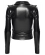 Punk Rave Black Gothic Punk Cool V-Neck Long Sleeve T-Shirt for Women