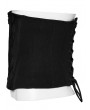 Punk Rave Black Gothic Cyberpunk Armor Splicing Corset Waistband