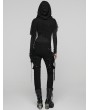 Punk Rave Black Gothic Punk Detachable Leg Pockets Pants for Women