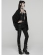 Punk Rave Black Gothic Decadent Punk Style Cardigan for Women