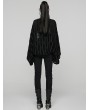 Punk Rave Black Gothic Decadent Punk Style Cardigan for Women