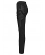 Punk Rave Black Gothic Punk Techwear Trousers for Women