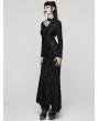 Punk Rave Black Gothic Punk Asymmetric Decadent Fishtail Maix Dress