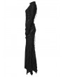 Punk Rave Black Gothic Punk Asymmetric Decadent Fishtail Maix Dress