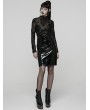 Punk Rave Black Sexy Gothic 3D Floral Mesh Lace Undershirt for Women