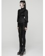 Punk Rave Black Retro Gothic Rose Night Shirt for Women
