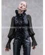 Devil Fashion Romantic Long Sleeves Chiffon Gothic Blouse for Women