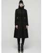 Punk Rave Black Retro Night Bat Gothic Wool Long Coat for Women