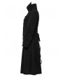 Punk Rave Black Retro Night Bat Gothic Wool Long Coat for Women