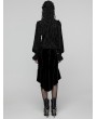 Punk Rave Black Gothic Gorgeous Layered Ruffle Lace Shirt for Women