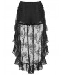 Punk Rave Black Gothic Retro Floral Lace Shorts for Women