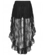 Punk Rave Black Gothic Retro Floral Lace Shorts for Women
