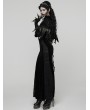 Punk Rave Black Gorgeous Gothic Sequined Feather Shawl