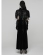 Punk Rave Black Gorgeous Gothic Sequined Feather Shawl
