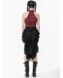 Dark in love Black Gothic Vintage Layered Ruffle Tail Bloomers