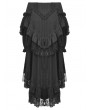 Dark in love Black Gothic Vintage Layered Ruffle Tail Bloomers