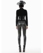 Dark in love Black Gothic Snakeskin Cut-Out Leggings for Women