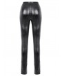 Dark in love Black Gothic Snakeskin Cut-Out Leggings for Women