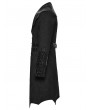 Punk Rave Black Gothic Palace Jacquard Bat Lapel Collar Tail Coat for Men