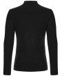 Punk Rave Black Gothic Handsome Punk Splicing Knitted T-Shirt for Men
