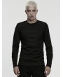 Punk Rave Black Gothic Cyberpunk Long Sleeve T-Shirt for Men
