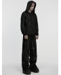 Punk Rave Black Gothic Punk Harajuku Decadent Loose Hoodie for Men