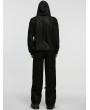 Punk Rave Black Gothic Punk Harajuku Decadent Loose Hoodie for Men
