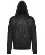 Punk Rave Black Gothic Punk Harajuku Decadent Loose Hoodie for Men
