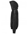 Punk Rave Black Gothic Punk Harajuku Decadent Loose Hoodie for Men