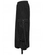 Punk Rave Black Gothic Cyberpunk Loose Cuffed Trousers for Men