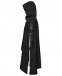 Punk Rave Black Gothic Wasteland Punk Waterproof Irregular Cloak for Men