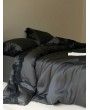 Black Olive Gothic Luxury Lace Embroidery Comforter Set