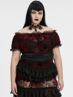 Gothic Plus Size Clothing for Women, Gothic Plus Size Dresses, Tops, Pants and Skirts - DarkinCloset.com Gothic Plus Size Clothing for Women, Gothic Plus Size Dresses, Tops, Pants and Skirts - DarkinCloset.com