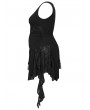 Punk Rave Black Gothic Sleeveless Irregular Hem Plus Size Dress