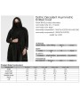 Punk Rave Black Gothic Decadent Asymmetric Knitted Hooded Plus Size Trench Coat for Women