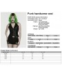Punk Rave Black Gothic Punk Handsome Lapel Vest for Women