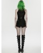 Punk Rave Black Gothic Punk Personality Cutout Shorts for Women
