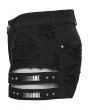 Punk Rave Black Gothic Punk Personality Cutout Shorts for Women