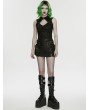 Punk Rave Black Gothic Apocalypse Punk Skirt with Detachable 3D Pocket