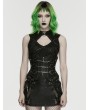 Punk Rave Black Gothic Punk Handcuffs Chain Corset Waistband