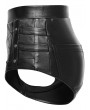 Punk Rave Black Gothic Motorcycle Punk Hot Pants for Women
